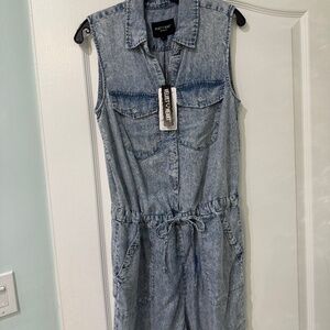 NWT Velvet Heart Denim Romper, Sz Small